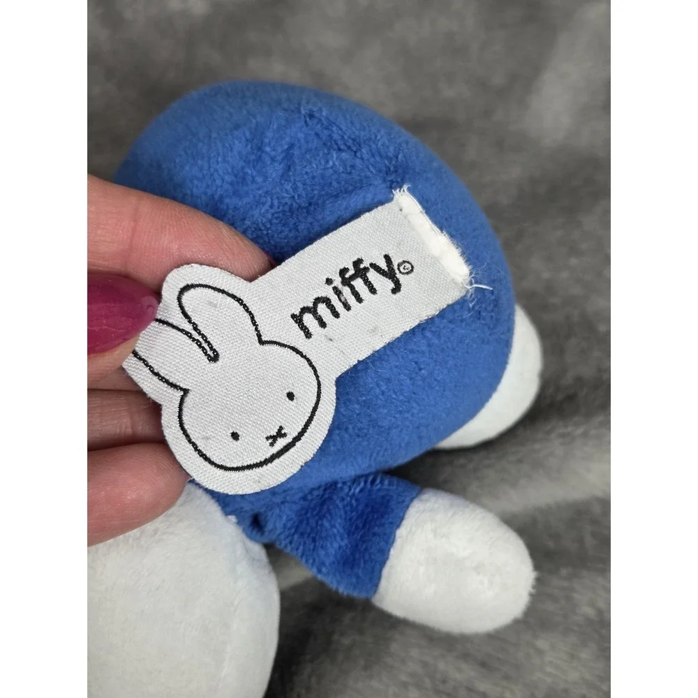 Miffy Classic Blue Shirt Plush Stuffed Animal - 12